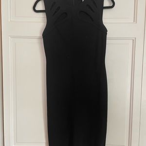 Diane von Furstenberg black dress DVF